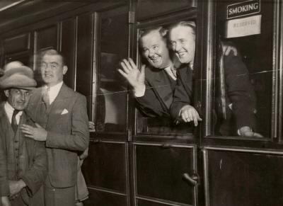 LAUREL and HARDY Newcastle BRITISH TOURS 1932 by A.J Marriot