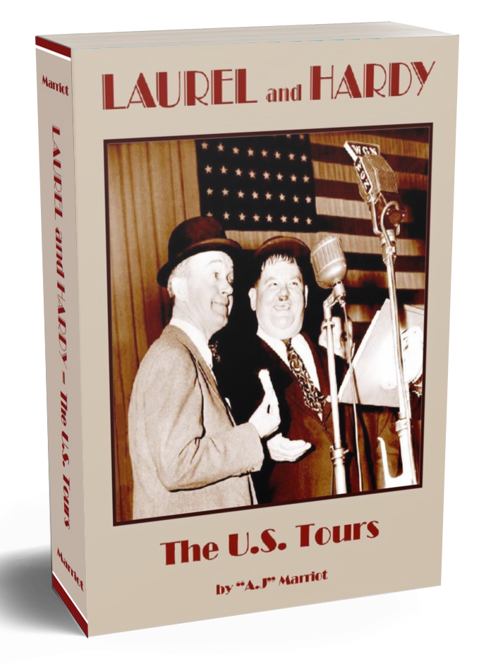 LAUREL and HARDY Books US American Tours First Edition A.J Marriot.