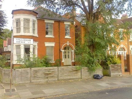 LAUREL AND HARDY 49 Colebrook Avenue EALING.