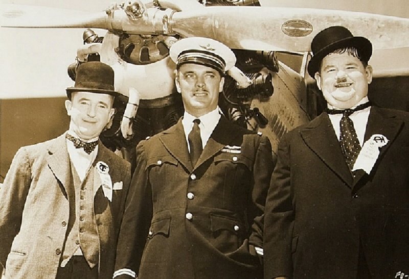 LAUREL HARDY FLYING DEUCES by A.J Marriot.