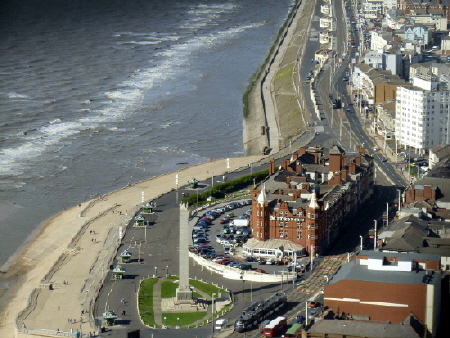 Metropole Hotel from Blackpool Tower.