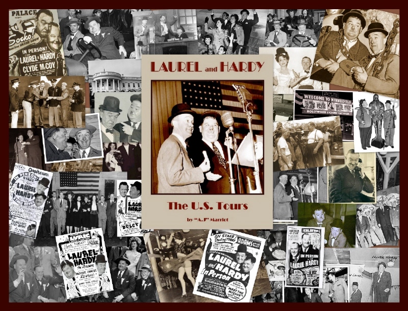 LAUREL HARDY Books US TOURS images by A.J Marriot.