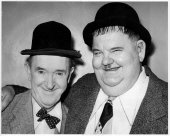 LAUREL HARDY in NEWCASTLE 1953 by A.J Marriot