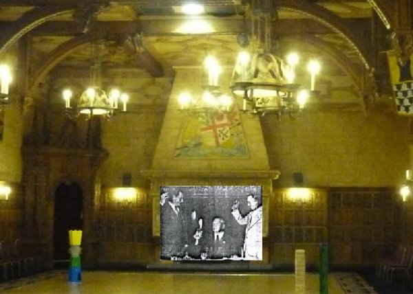 LAUREL HARDY Baronial Hall BLACKPOOL 1932.