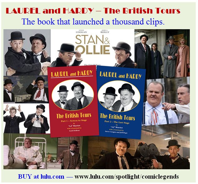 Laurel Hardy British Tours book 2019 reprints