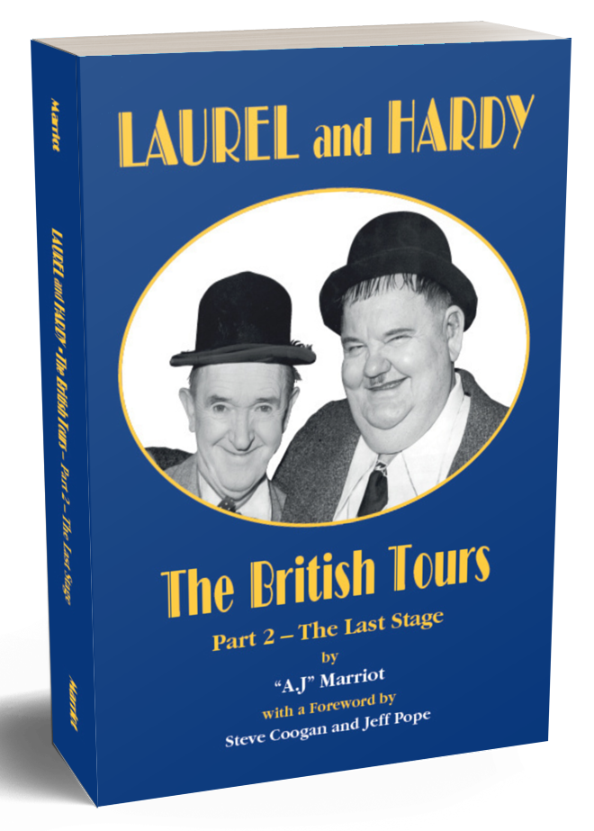 Laurel and Hardy Books British Tours pt2 2019 reprint A.J Marriot.