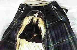 STAN LAUREL in McLaurel KILT at Laurel and Hardy books