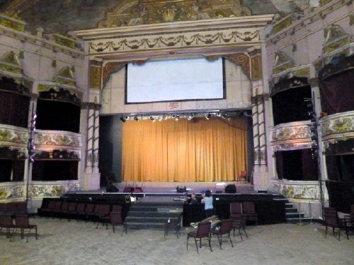 morecambe winter gardens stage.